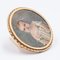 Antique Gold Brooch with Miniature Figure, 1800s 2