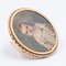 Broche Antique en Or avec Figurine Miniature, 1800s 2