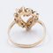 Vintage 14 Karat Ohrring in Gold mit Topas und Diamanten, 1970er 5