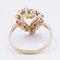 Vintage 14k Gold Heart Ring with Topaz and Diamond, 1970s, Image 5