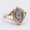 Vintage 14 Karat Gold Ring mit Diamanten, 1960er 3