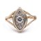 Vintage 14k Gold Ring with Diamonds, 1960s 1