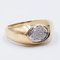 Vintage 14 Karat Gelbgold Diamant-Ring, 1960er 3