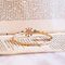 Braccialetto rigido antico dorato a 12 carati con zaffiri e diamanti, inizio XX secolo, Immagine 2