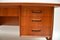 Vintage Danish Teak Desk by Tibergaard, 1960s 4