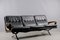 German Cubistic Leather 3-Seat Sofa with Loose Cushion, 1960s, Image 7
