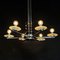 Vintage Art Deco Chrome Ceiling Lamp, Image 2