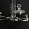 Vintage Art Deco Chrome Ceiling Lamp, Image 7