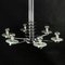 Vintage Art Deco Chrome Ceiling Lamp 6