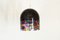 Lampada da soffitto vintage in vetro di Murano di Noti Massari per Leucos, anni '70, Immagine 1