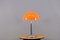 Lampe de Bureau Vintage avec Pied Chromé et Abat-Jour Orange, 1970s 13