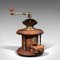 Vintage Continental Manual Fruitwood Coffee Grinder and Rotary Mill, 1940s, Image 2