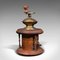 Vintage Continental Manual Fruitwood Coffee Grinder and Rotary Mill, 1940s, Image 4