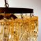 Murano Glass and Brass Tronchi Chandelier from Venini, Italy, 1960s 8