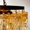 Murano Glass and Brass Tronchi Chandelier from Venini, Italy, 1960s, Image 8