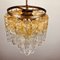 Murano Glass and Brass Tronchi Chandelier from Venini, Italy, 1960s 6