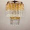 Murano Glass and Brass Tronchi Chandelier from Venini, Italy, 1960s 10