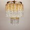 Murano Glass and Brass Tronchi Chandelier from Venini, Italy, 1960s, Image 1