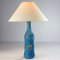 Blue and Gold Ceramic Table Lamp from Bitossi, 1960s 5