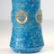 Lampada da tavolo in ceramica blu e dorata di Bitossi, anni '60, Immagine 3
