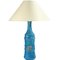 Blue and Gold Ceramic Table Lamp from Bitossi, 1960s 1