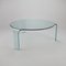 Italian Curved Glass Coffee Table by Fiam, Italy, 1980s, Image 1