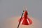 Vintage Czechoslovakian Red Table Lamp by Josef Hurka for Lidokov, 1960s 7