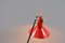 Vintage Czechoslovakian Red Table Lamp by Josef Hurka for Lidokov, 1960s, Image 11