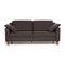 Flex Plus 2-Seater Sofa with Stool in Anthracite Gray from Ewald Schillig, Set of 2 4