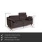 Flex Plus 2-Seater Sofa with Stool in Anthracite Gray from Ewald Schillig, Set of 2 2