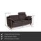 Flex Plus 2-Sitzer Sofa mit Hocker in Anthrazitgrau von Ewald Schillig, 2er Set 2