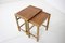 Set de Tables Gigognes Vintage en Teck, Scandinavie, 1960s 6