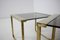 Set de Tables Gigognes Vintage en Laiton, 1970s 8