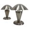 Bauhaus Chrome Plated Lamps, Czechoslovakia, 1930s, Set of 2 1