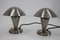 Bauhaus Chrome Plated Lamps, Czechoslovakia, 1930s, Set of 2, Image 3