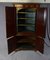 English Mahogany Corner Cabinet 7