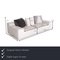 White Leather 3-Seater Who's Perfect Sofa, Image 2