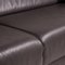 Braunes Zwei-Sitzer Leder Blues Sofa mit Lehnfunktion von Ewald Schillig 4