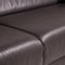 Brown Leather Two-Seater Blues Sofa with Reclining Function from Ewald Schillig 4