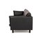 Black Leather Three-Seater Handy Sofa from Nielaus 9