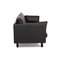 Black Leather Three-Seater Handy Sofa from Nielaus 7