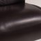 Z-Dream Star Leather Armchair in Espresso Brown with Lounge Function by Ewald Schillig 4