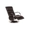 Z-Dream Star Leather Armchair in Espresso Brown with Lounge Function by Ewald Schillig 3