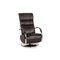 Z-Dream Star Leather Armchair in Espresso Brown with Lounge Function by Ewald Schillig 1