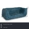 Petrol Blue 3-Seater Togo Sofa by Michel Ducaroy for Ligne Roset 2