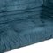 Petrol Blue 3-Seater Togo Sofa by Michel Ducaroy for Ligne Roset 3