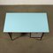 Desk in Mahogany Veneer, Formica and Enamelled Metal, Italy, 1960s 9