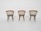 Spindle Back Chairs by Yngve Ekstrom for Nesto, Sweden, 1950s, Set of 3 1