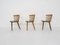 Spindle Back Chairs by Yngve Ekstrom for Nesto, Sweden, 1950s, Set of 3 7