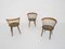 Speichen Stühle von Yngve Ekstrom für Nesto, Sweden, 1950er, 3er Set 4